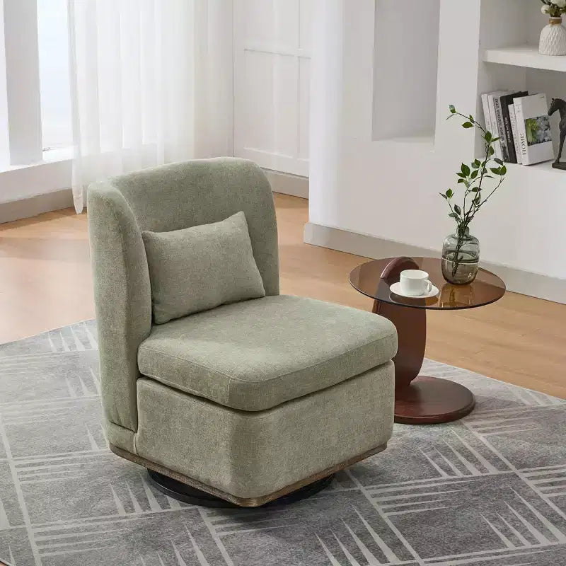 25.2 Fauteuil pivotant moderne en chenille