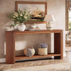 Console en bois massif de 63 po de long