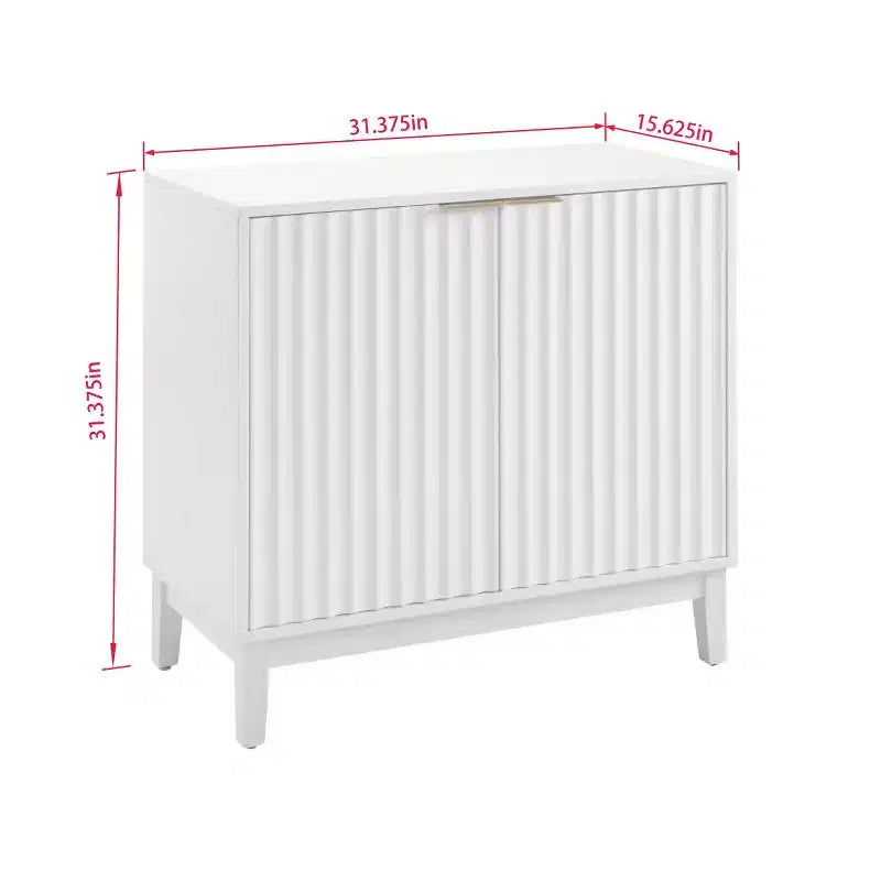 Petit Buffet d'Appoint, Meuble de Rangement Compact pour Cuisine, Salle à Manger ou Salon - Panipeachy