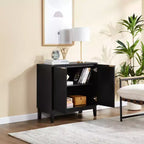 Petit Buffet d'Appoint, Meuble de Rangement Compact pour Cuisine, Salle à Manger ou Salon - Panipeachy