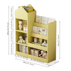 Étagère à Livres pour Enfants en Bois avec 6 Compartiments