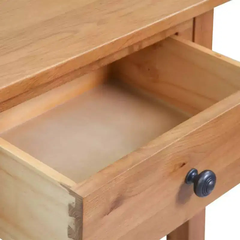 Console en chêne massif et bois composite