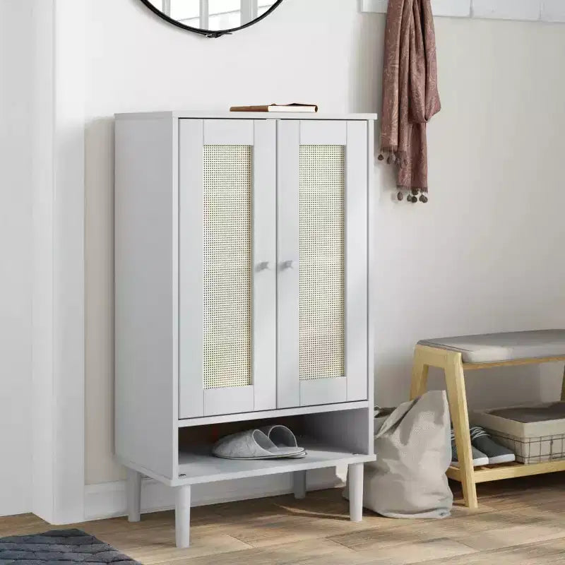 Meuble à chaussures de rangement d'appoint SENJA