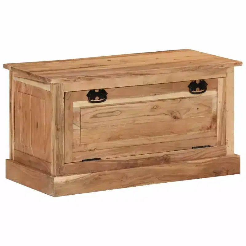 Banc de rangement pour chaussures Bois naturel Bois d'acacia massif
