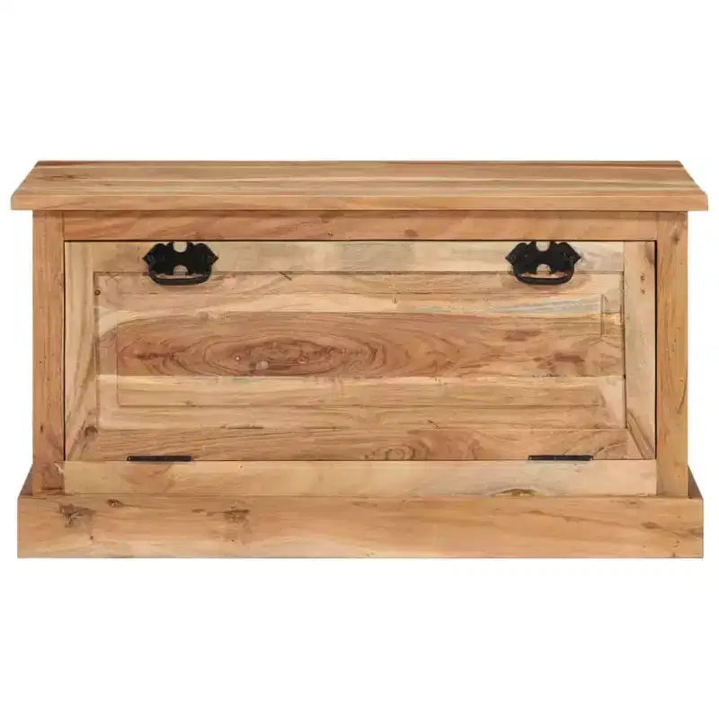 Banc de rangement pour chaussures Bois naturel Bois d'acacia massif