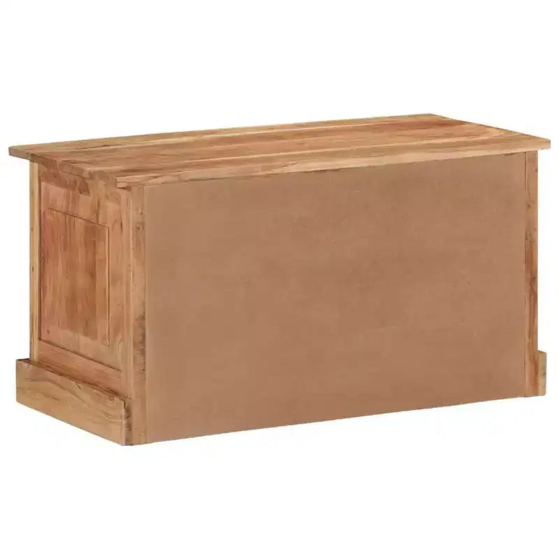Banc de rangement pour chaussures Bois naturel Bois d'acacia massif
