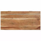Banc de rangement pour chaussures Bois naturel Bois d'acacia massif