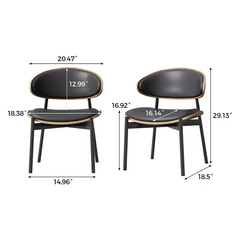 Chaises de salle à manger contemporaines de style champêtre