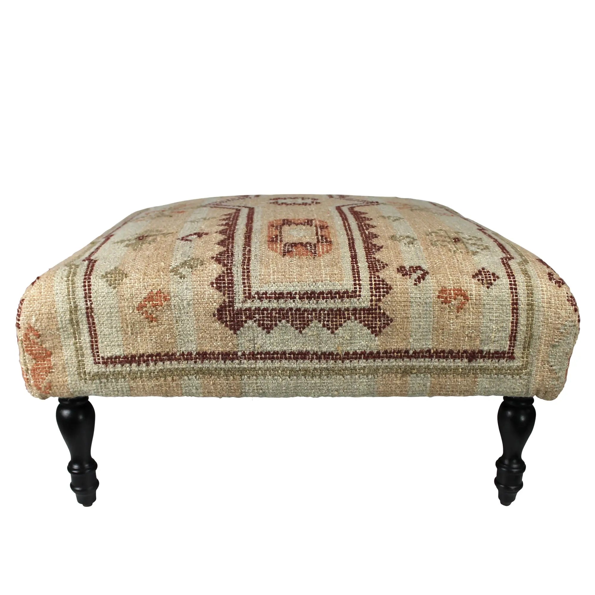 Pouf métier à tisser Idra Kilim
