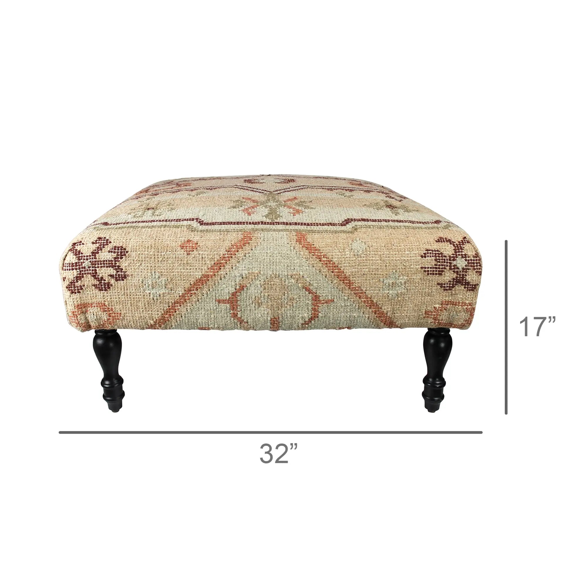 Pouf métier à tisser Idra Kilim