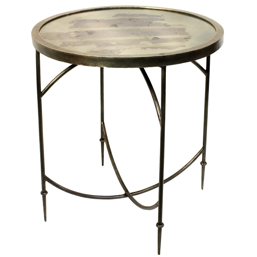 Table d'appoint miroir Carrefour