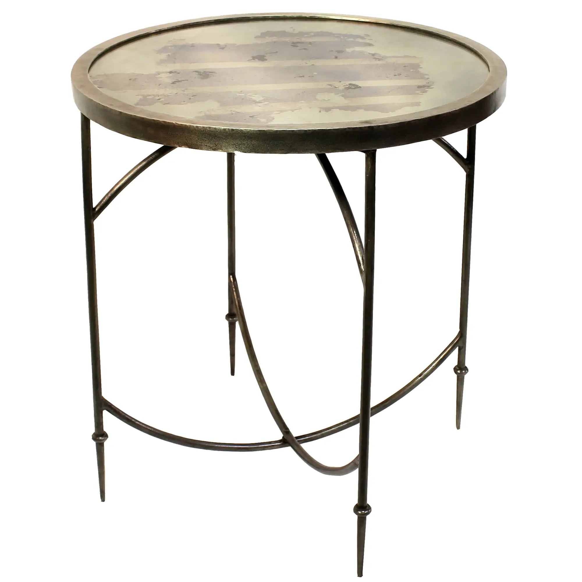 Table d'appoint miroir Carrefour