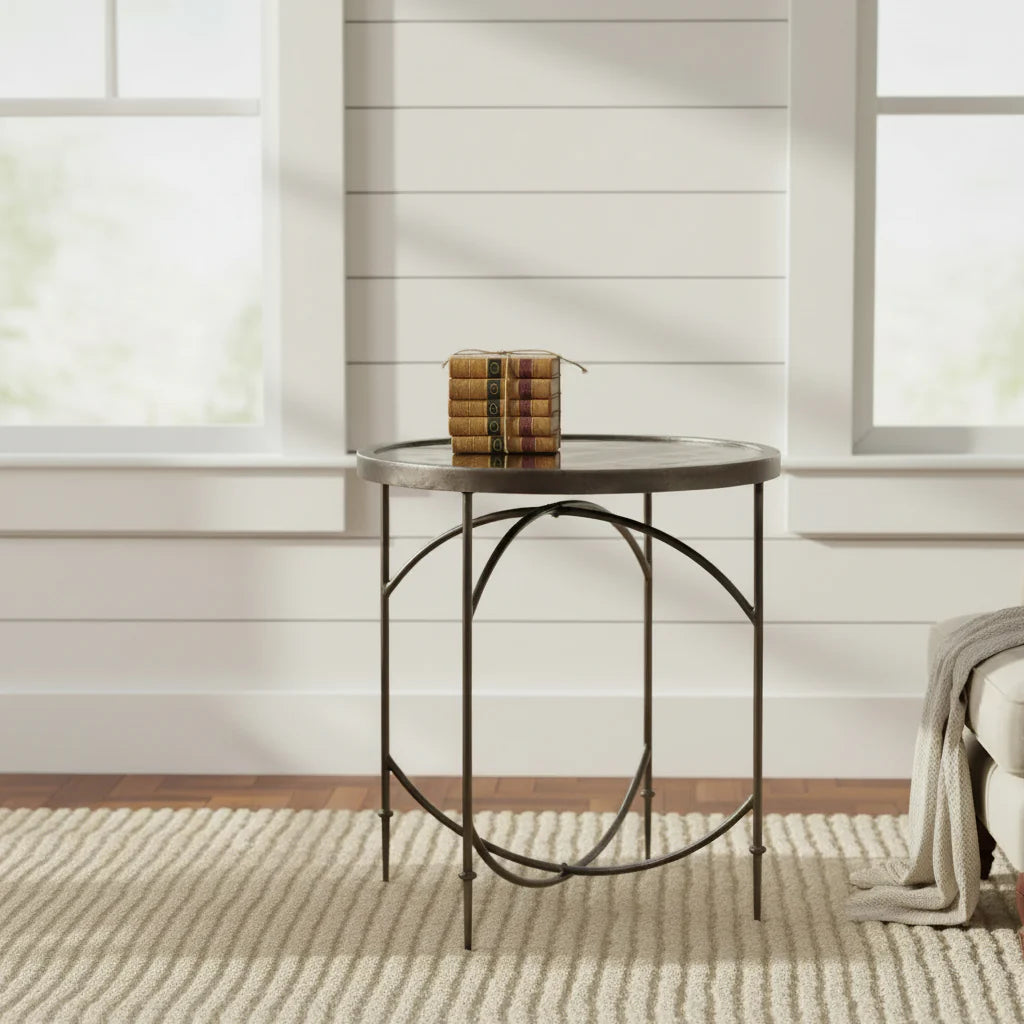 Table d'appoint miroir Carrefour