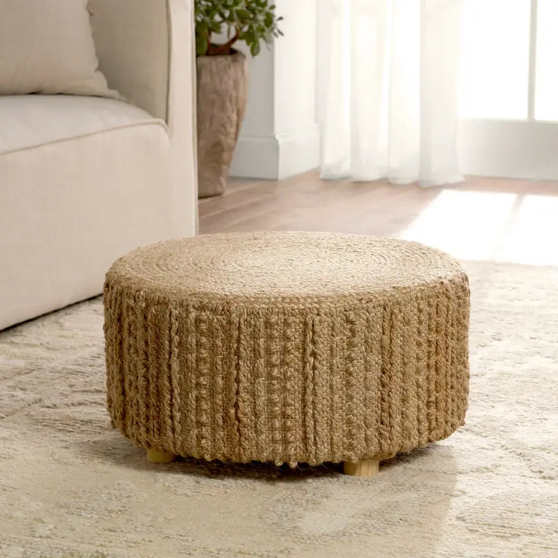 Pouf Ottoman Jaipur Living Core Elm