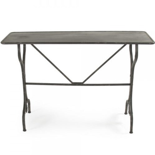 Table murale en fer