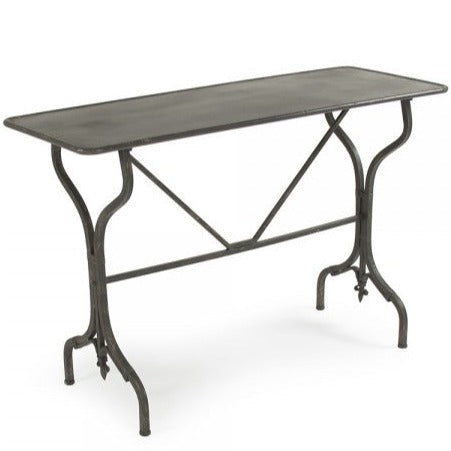 Table murale en fer