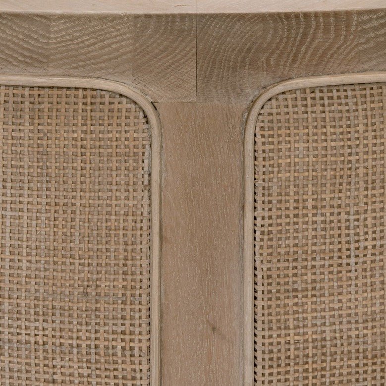 Table basse en rotin