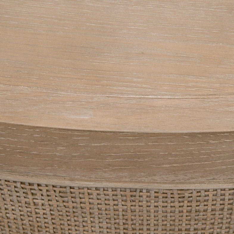 Table basse en rotin